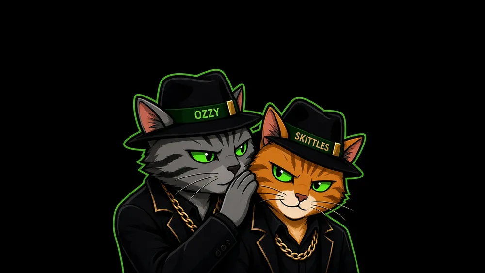 Ozzy whispering to Skittles
